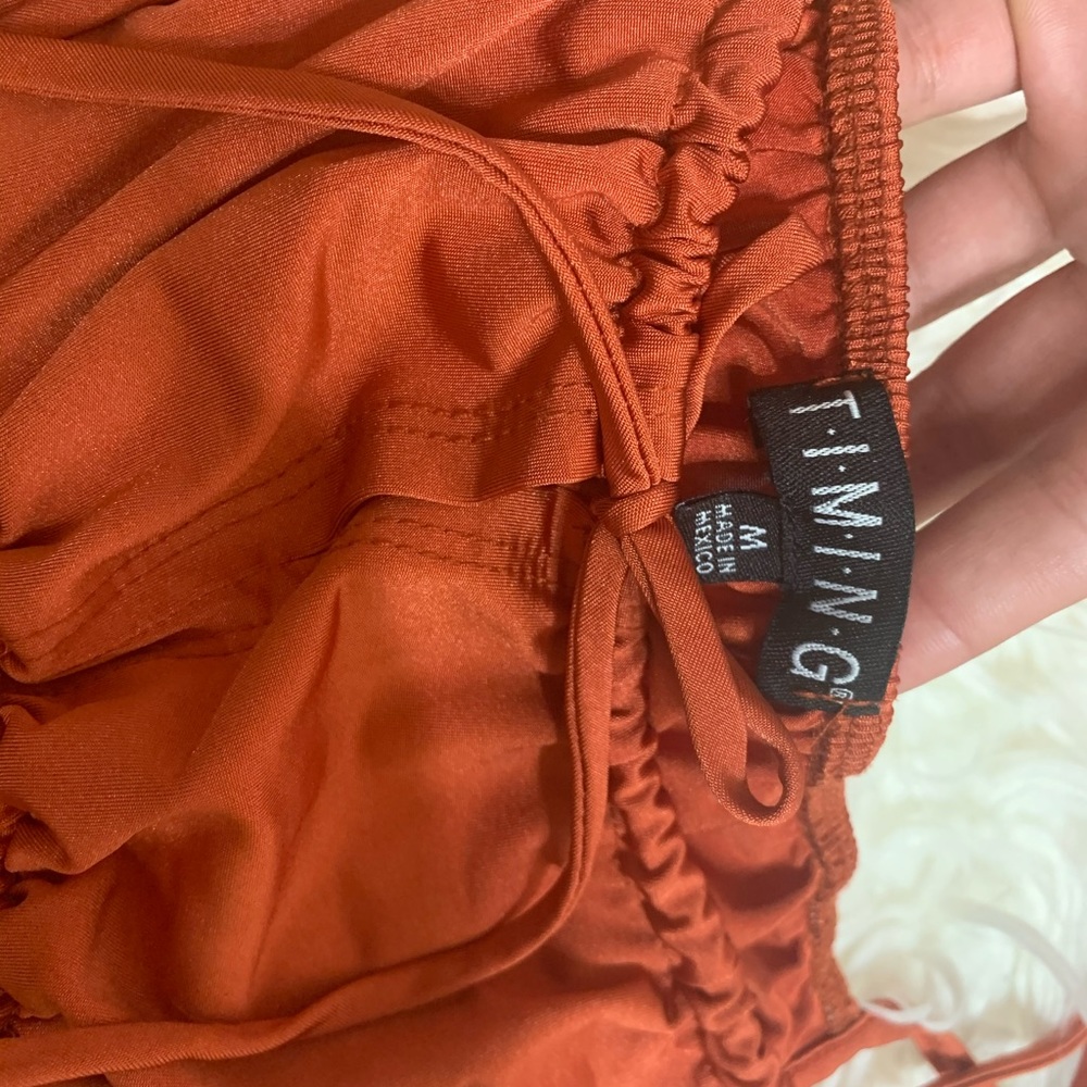 Satin tank crop top
